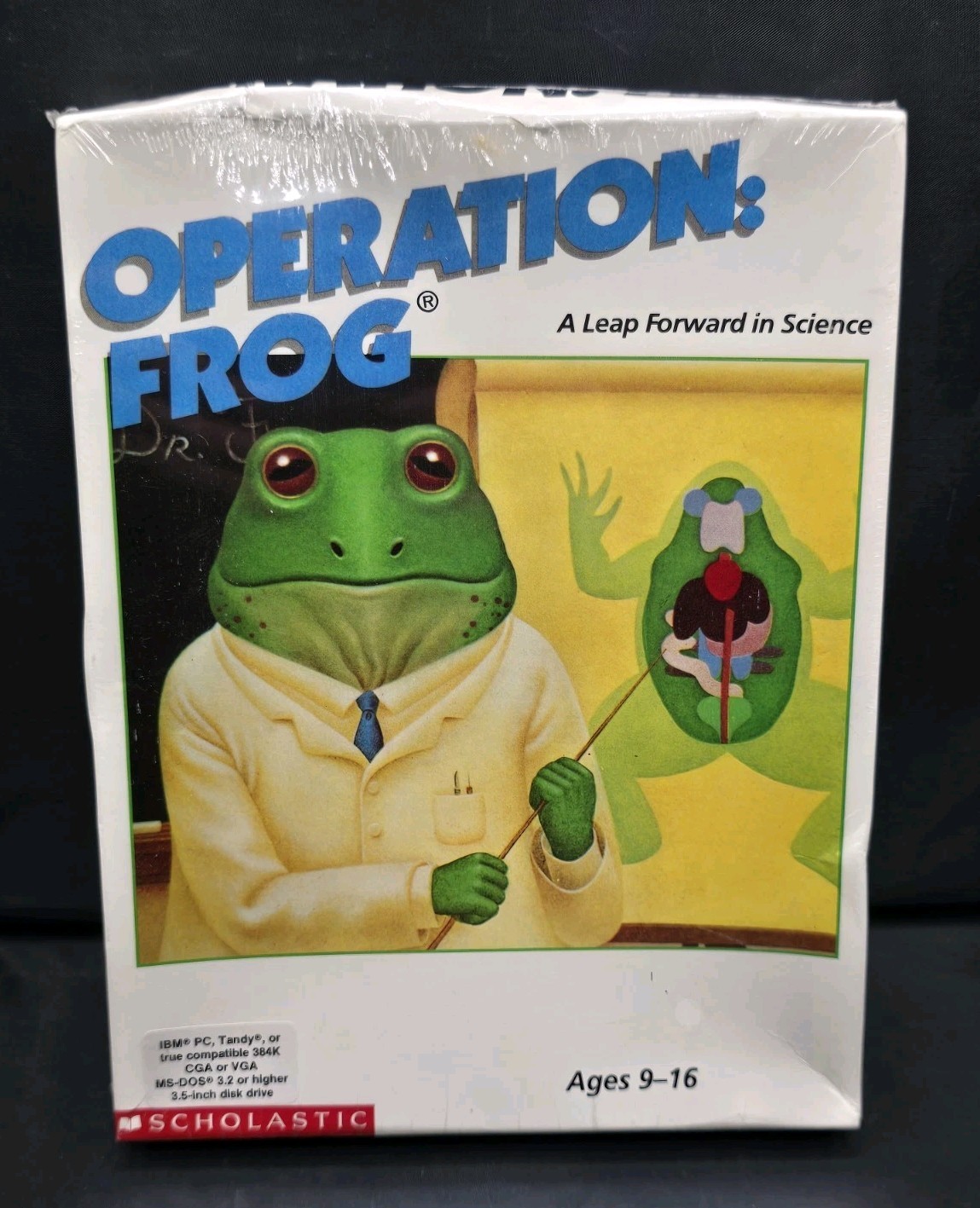 Vintage 1985 Operation FROG by Scholastic Software for Apple IBM PC NEW SEALED