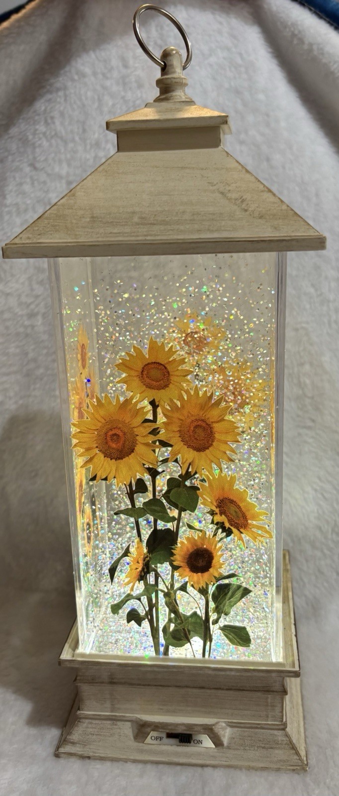Legacy and Main Sunflower Glitter Globe