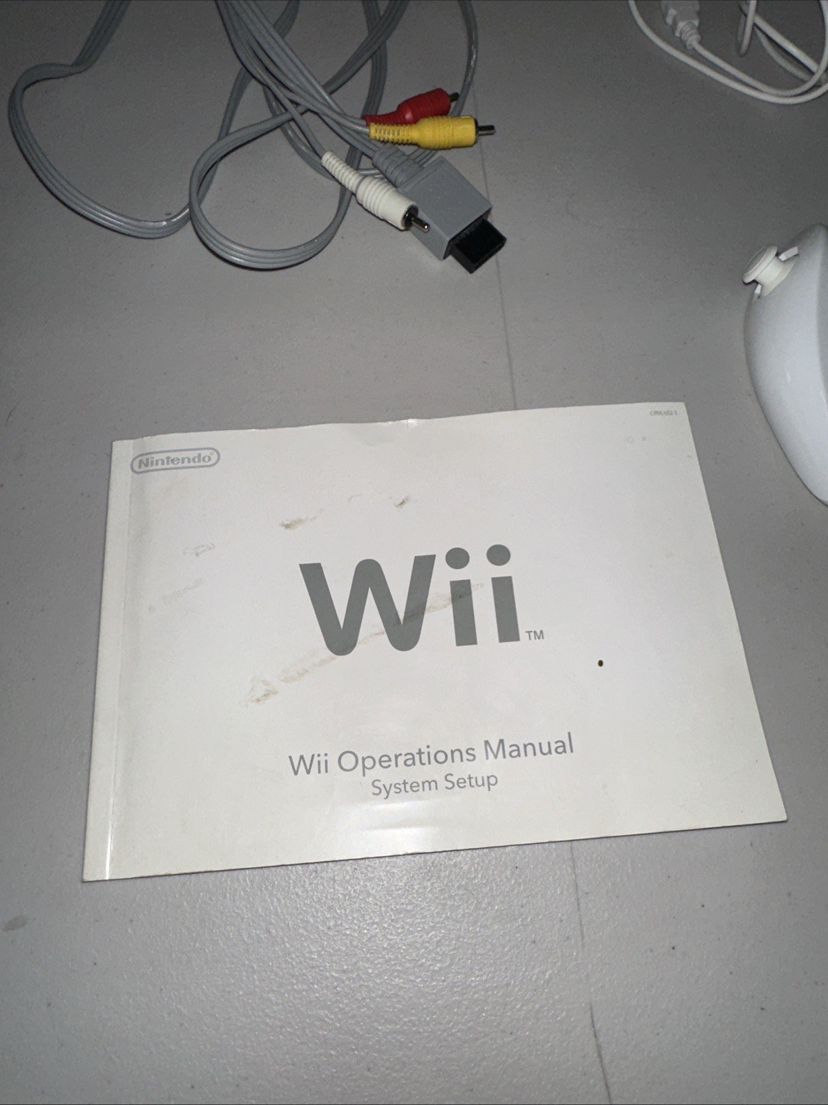 Nintendo Wii Game Console RVL-001 + 2 Remotes - 2 Player Bundle (No Sensor Bar)