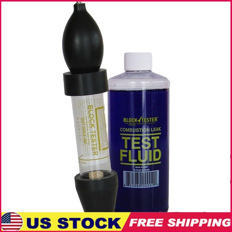 Combustion Leak Test Kit Fluid Detection Head Gasket Cracks Rapid Results New