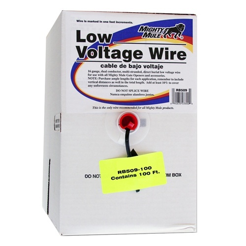 GTO RB509-100 Low Voltage Wire - 16 Gauage - Dual Stranded - per foot (100 Feet)
