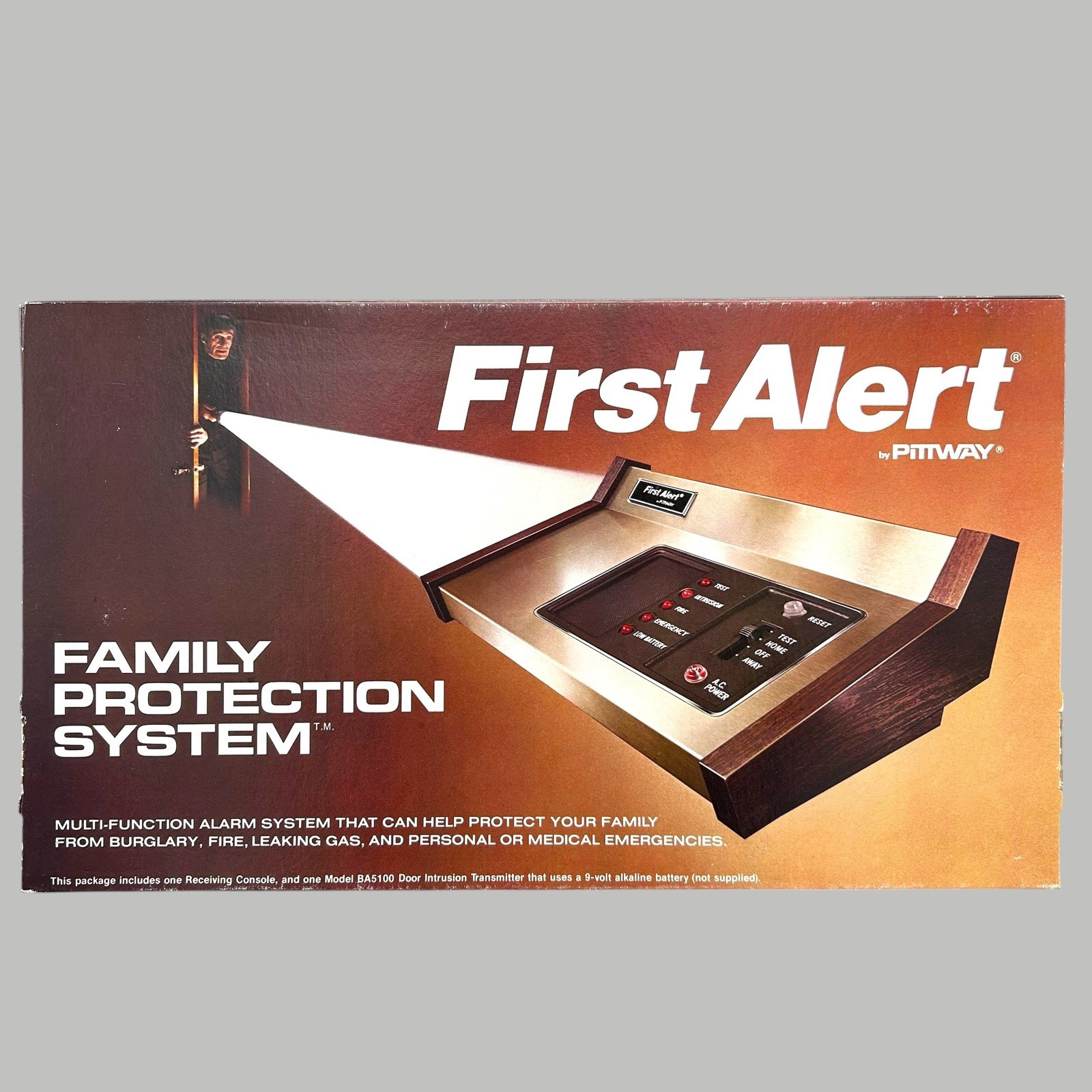 NOS Pittway First Alert Receiving Console BA5000 New VTG Home Security