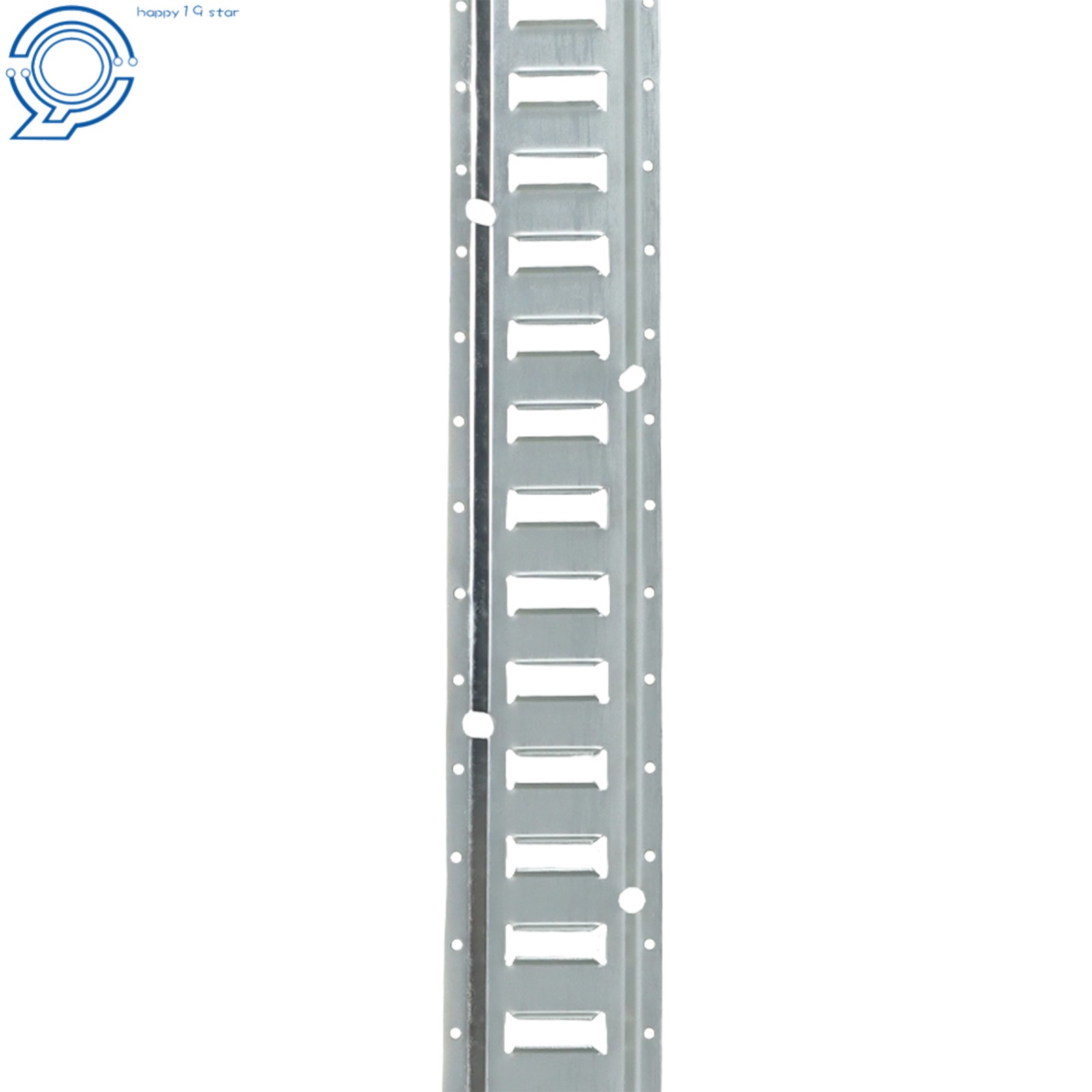 Steel E Track Tie-Down Rail Kit 2× 5' E Track Rails 12’ 16’ 20’ Ratchet Straps