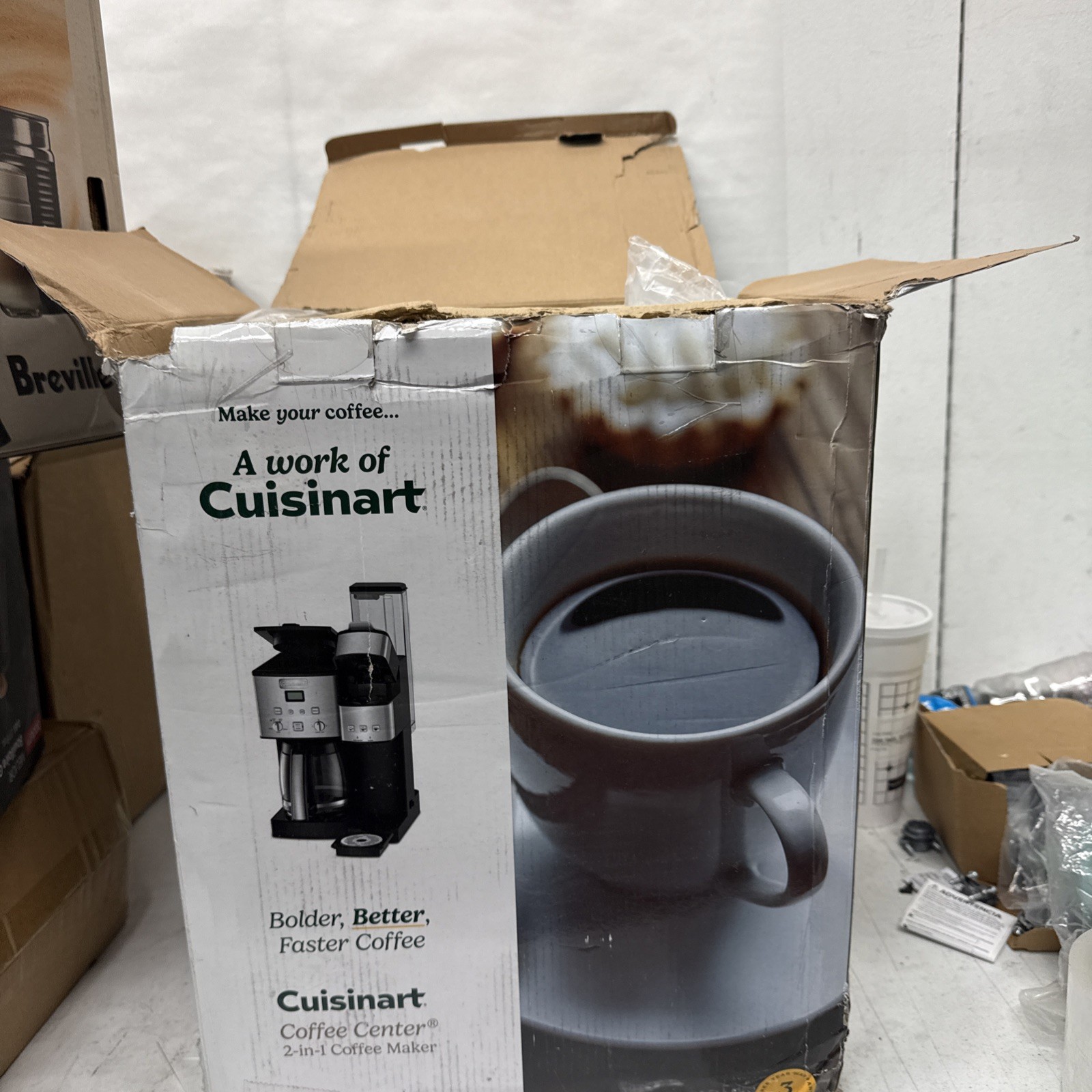Cuisinart Coffee Center 12 Cup Coffeemaker,Single-OPEN BOX NEW