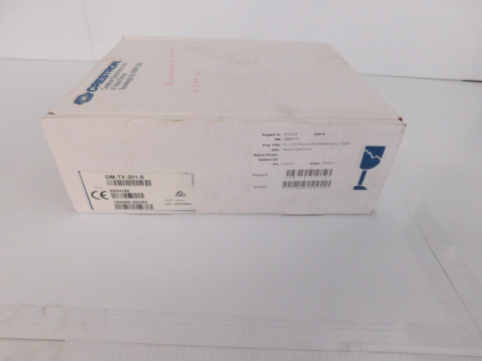 CRESTRON DM-TX-201-S DM COMPUTER CENTER - NEW (HLP42)