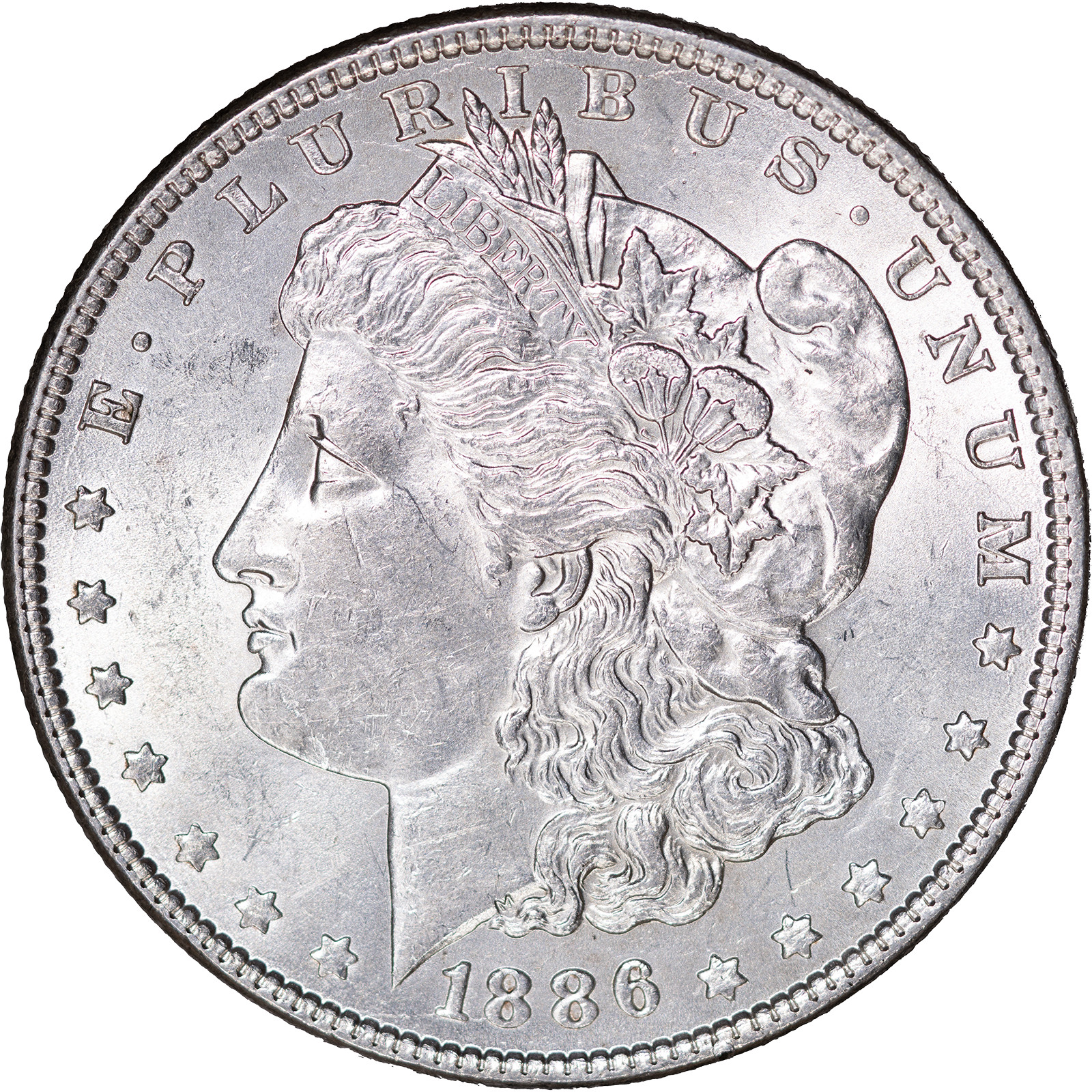 1886 $1 Morgan Silver Dollar ~ Uncirculated