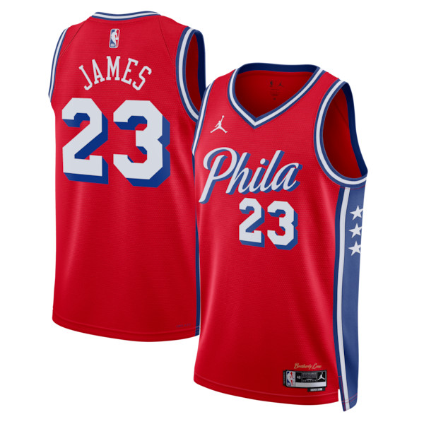 (MEN) Lebron #23 James Stitched Jersey Red