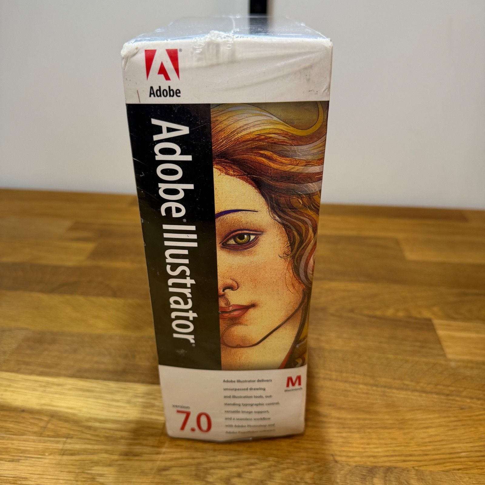 Adobe Illustrator 7.0 (Mac OS) Vintage SEALED Box Damage