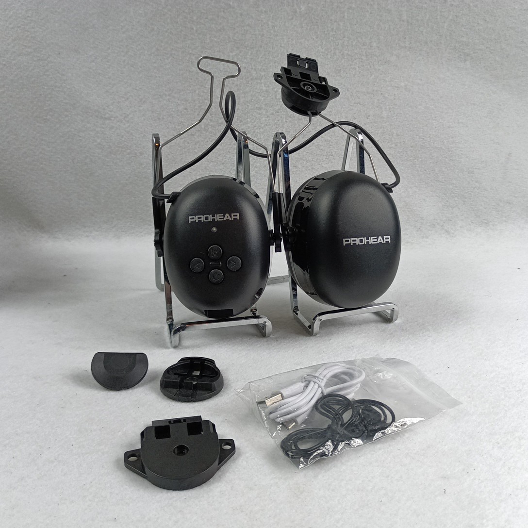PROHEAR EM037 Bluetooth Hearing Protection Earmuffs NIOB Missing Screw