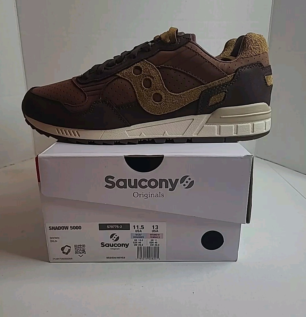 NEW Saucony Originals Shadow 5000 Espresso Coffee Pack Men's Shoes S70775-2