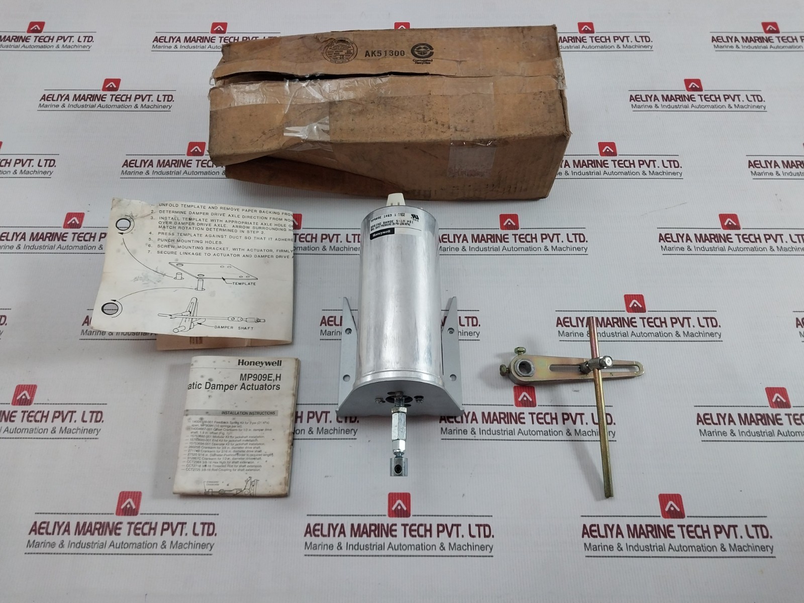 HONEYWELL MP909E 1463 1 Pneumatic Damper Actuator Rev 4