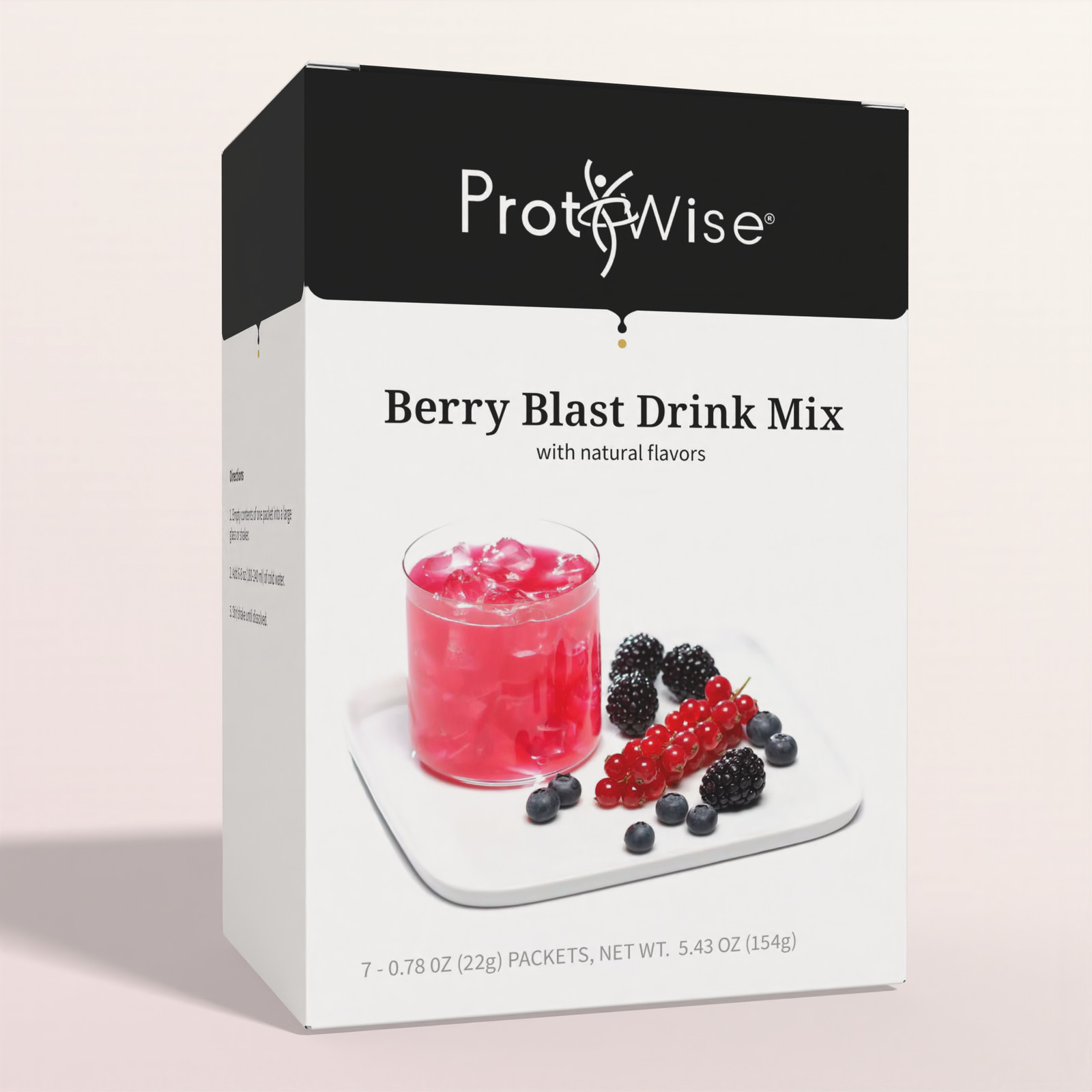 ProtiWise Berry Blast Protein 15g Drink, KETO Diet Friendly, Low Calorie 7ct