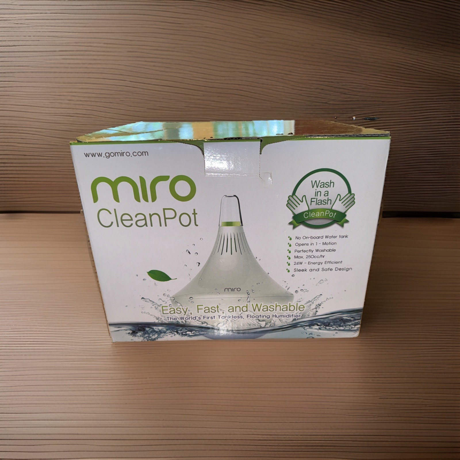 Miro Cleanpot Humidifier Washable Model MIRO-CP02EX Brand New