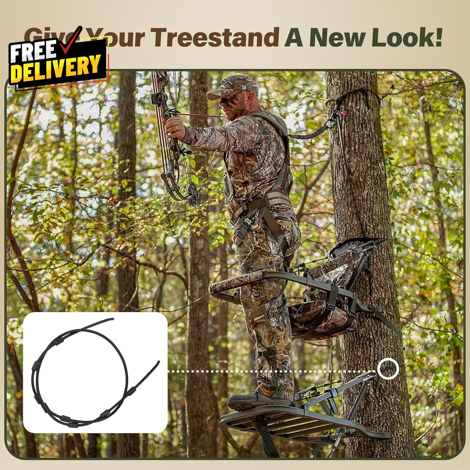 Climbing Tree Stand Replacement Cables for Summit Climber 65 Hang on Climb ....