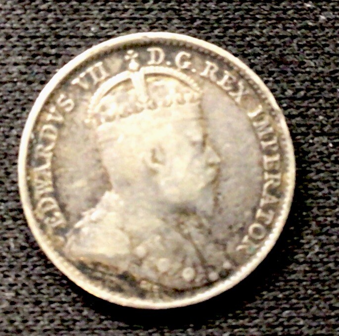 1902 Canada Silver! 5 Cents! ENN Coins