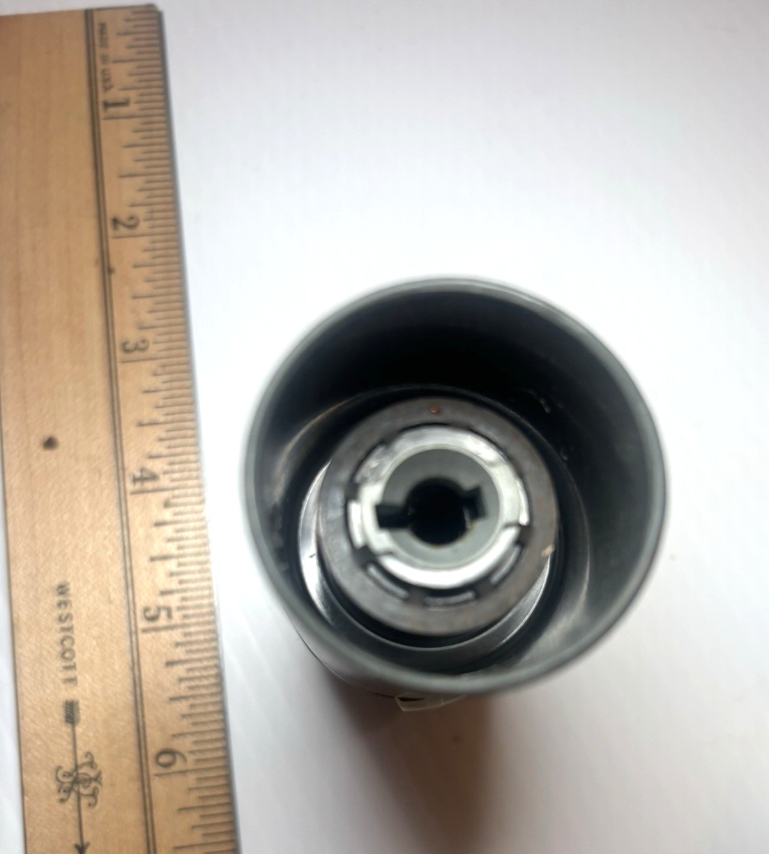 GRAY BSR 45 RECORD ADAPTER SPINDLE ADAPTOR NOS BLUE BOX GREAT BRITAIN