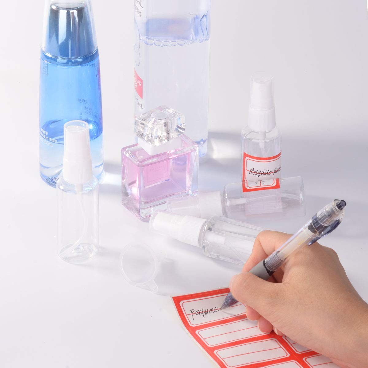 Exptolii Spray Bottle, 1oz/30ml Small Plastic Fine Mist Spray Bottles, Mini E...