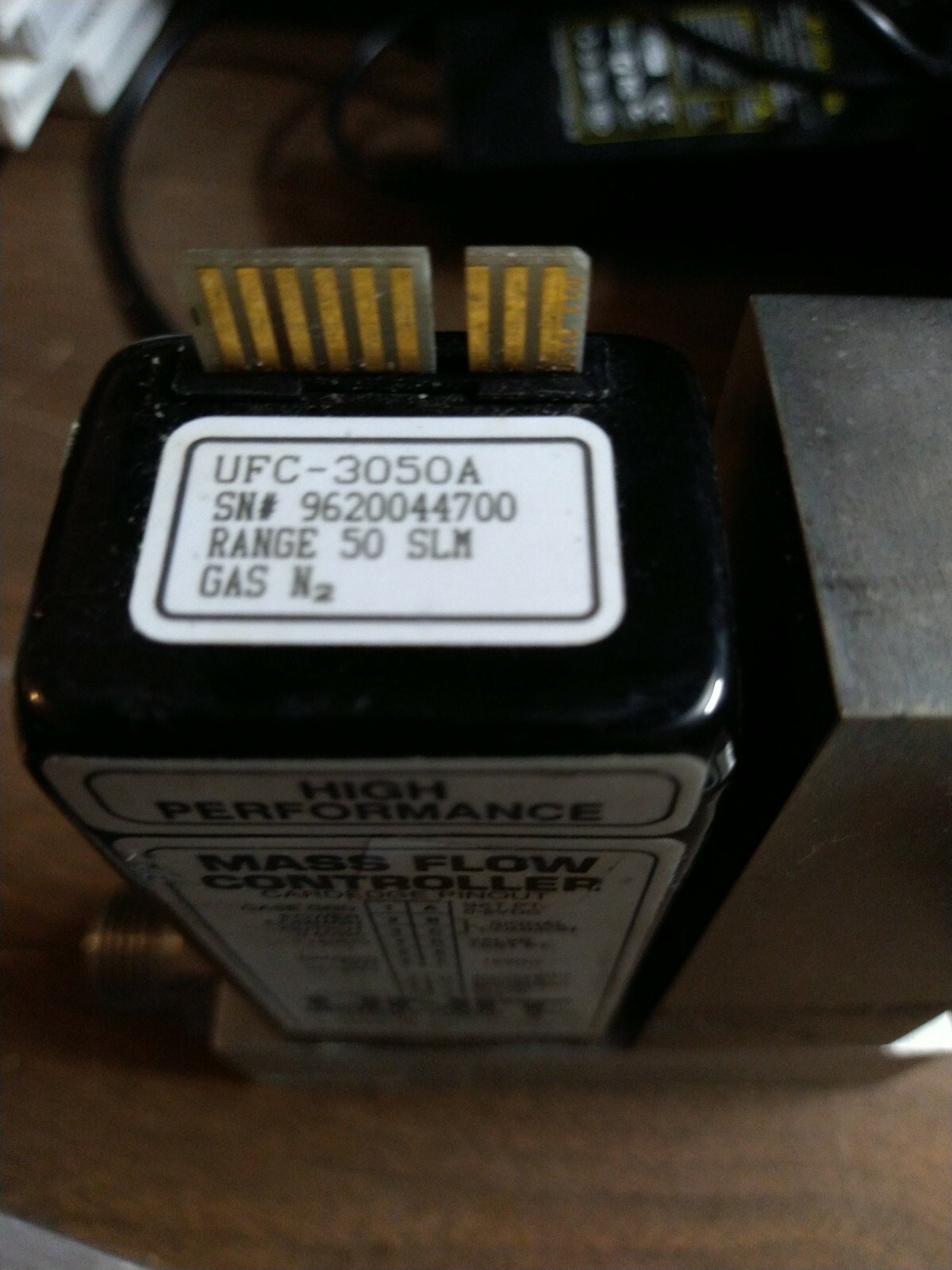 UNIT INSTRUMENTS UFC-3050A MASS FLOW CONTROLLER range 50 slm