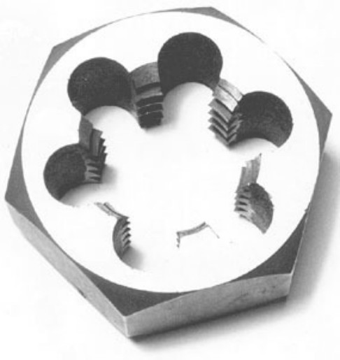 2 Pack Forney 21203 Pipe Die Industrial Pro 6.3x1.0 Carbon Steel Hex Die