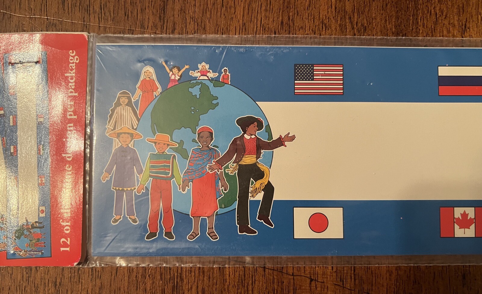 Vintage 1995 Write N Wipe Classroom Headers Multicultural Teaching School IF300
