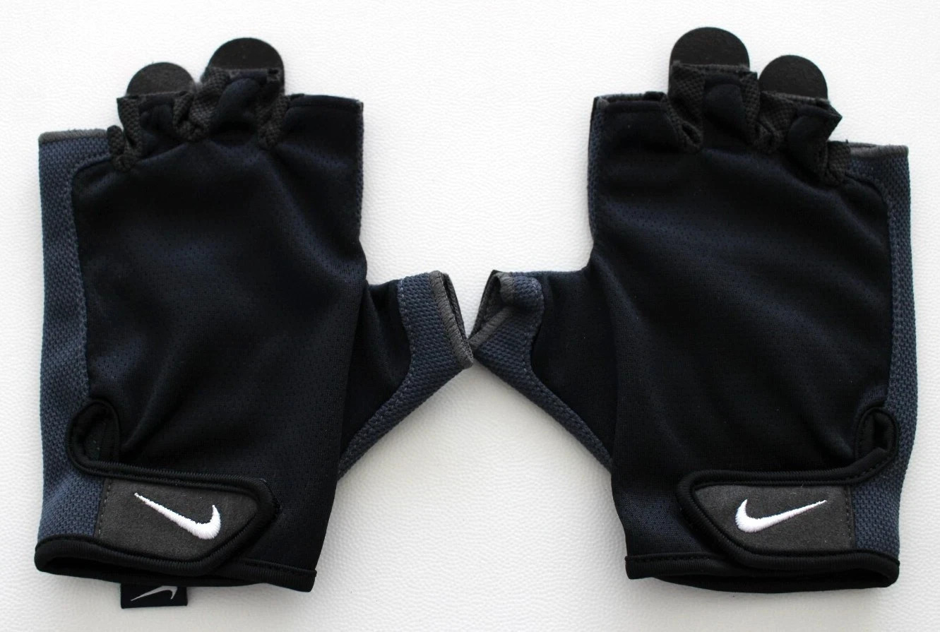Nike Essential Fitness Gloves Men's Gym Training Black/Anthracite/White