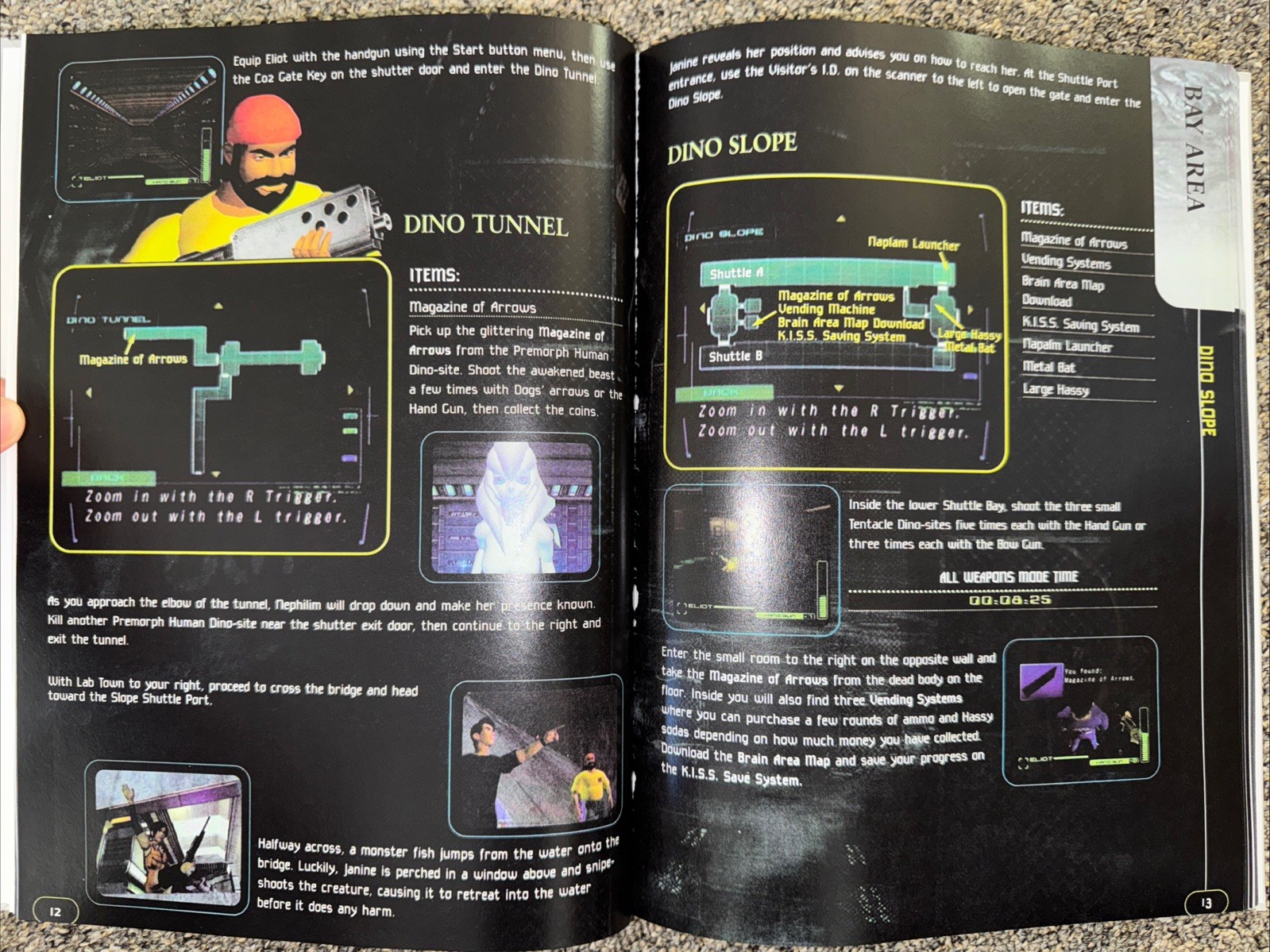 Blue Stinger: Custom Hardcover Strategy Guide Sega Dreamcast