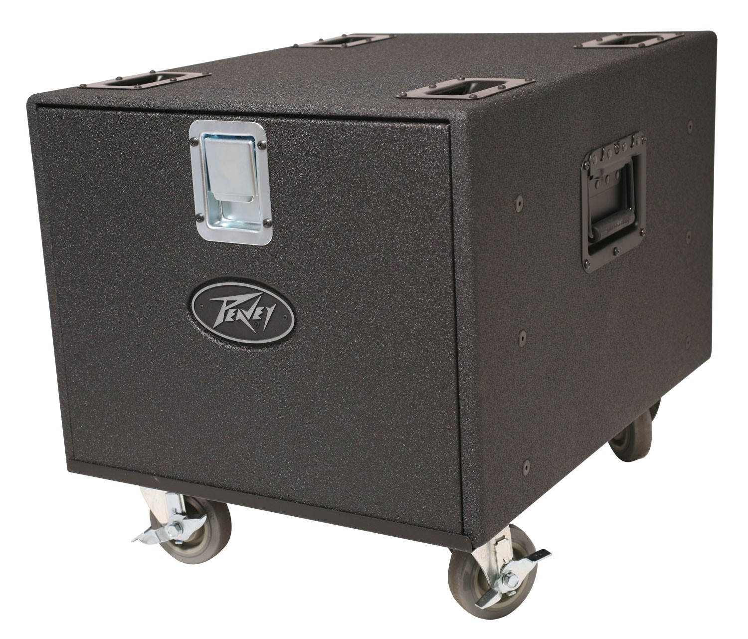 Peavey 12RU Black Road Rack Case 12-Space Professional Rack Mount Flight Case