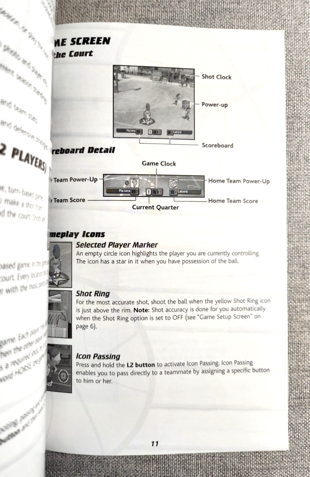 Backyard Basketball Instruction Booklet - Manual Only - PlayStation 2