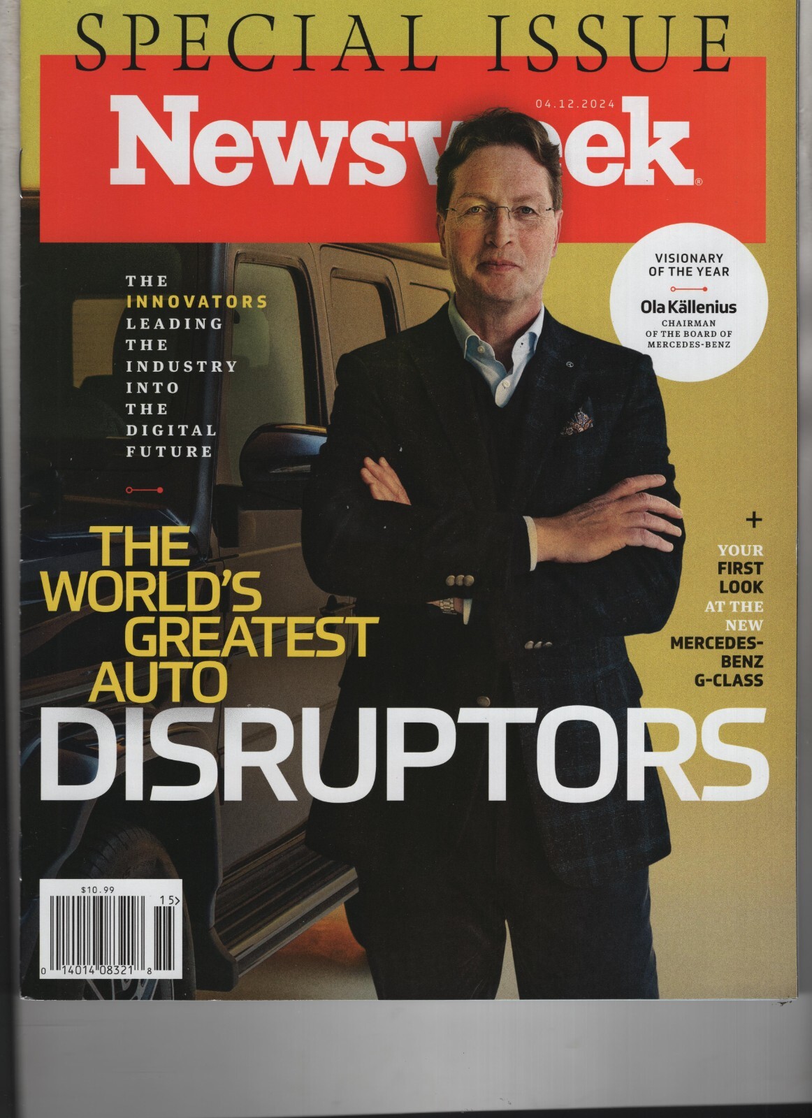 OLA KALLENIUS WORLD'S GREATEST AUTO DISRUPTORS NEWSWEEK MAGAZINE APRIL 12 2024