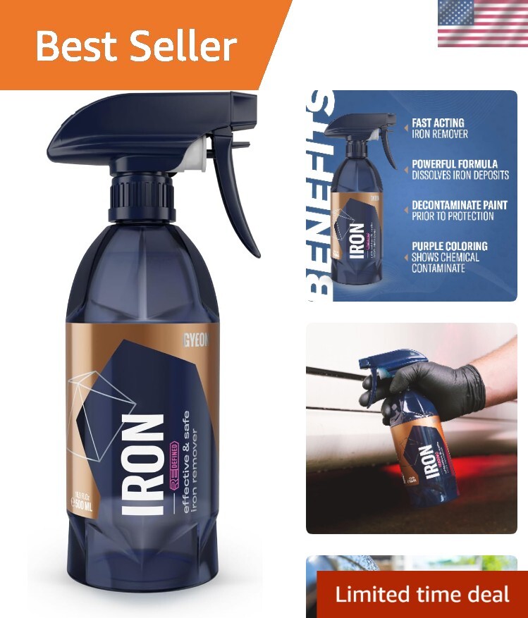 Multi-Use 500ml Iron and Rust Remover - Perfect for Car Detailing and Coating