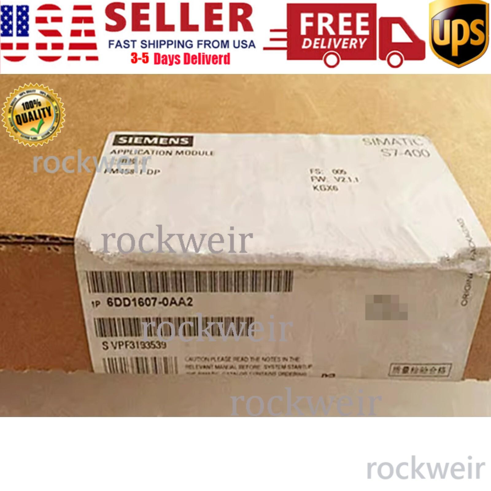 New Siemens 6DD1 607-0AA2 SIMATIC S7-400 FM458-1 DP 6DD1607-0AA2 Expedited Ship