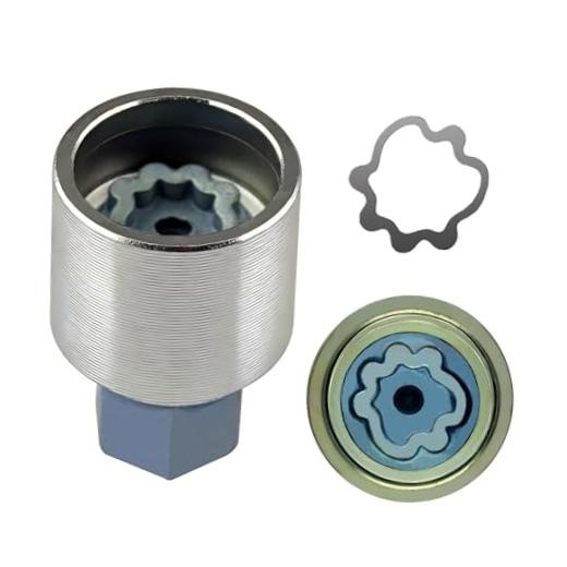 #P/813 Compatible with Audi A3 A4 A5 A6 A8 Q3 Q5 Q7 Wheel Lock Key Lug Key | P