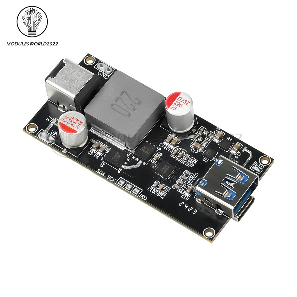 DC 6-30V 140W Multi Protocol Desktop Intelligent Fast Charging Module DIY Case