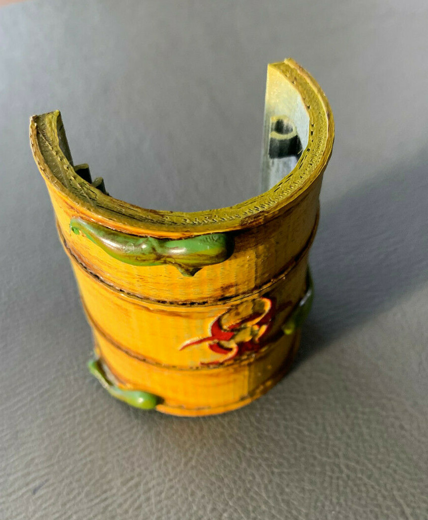 Junk Yard pinball barrel 3D mod painted