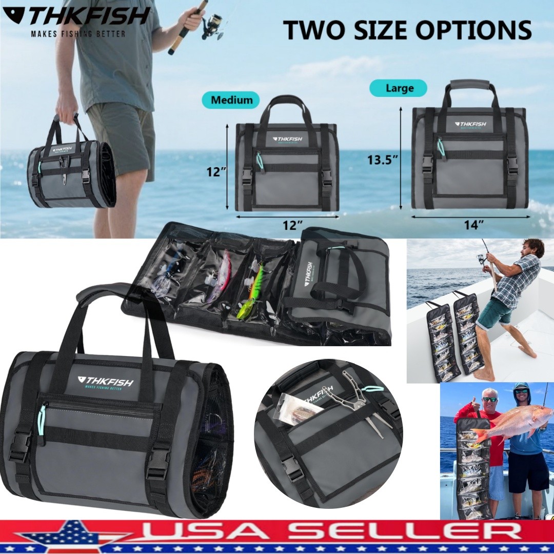 Durable Fishing Bag for all Fishing Bait Trolling Fish Lure Wraps Box Men Gifts