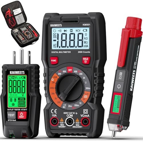 Electrical Test Kit KIT01, Digital Multimeter, Smart Non-Contact Voltage