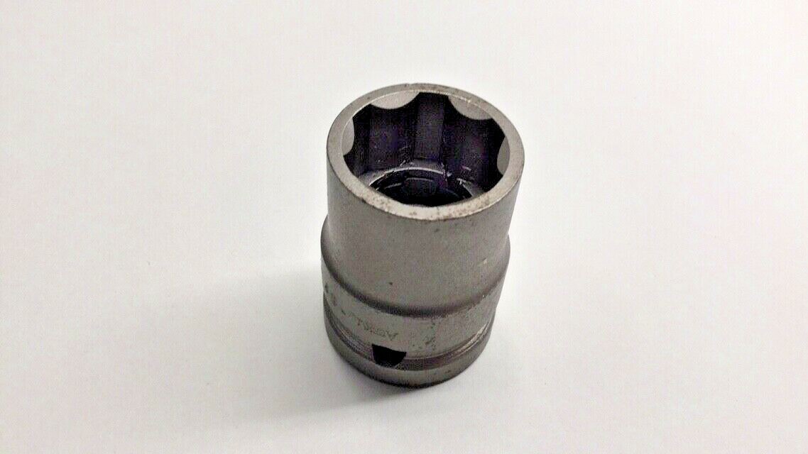 Apex SF-19MM45 Socket 19mm Standard Impact 6-Point Thin Wall 1/2'' Square Drive