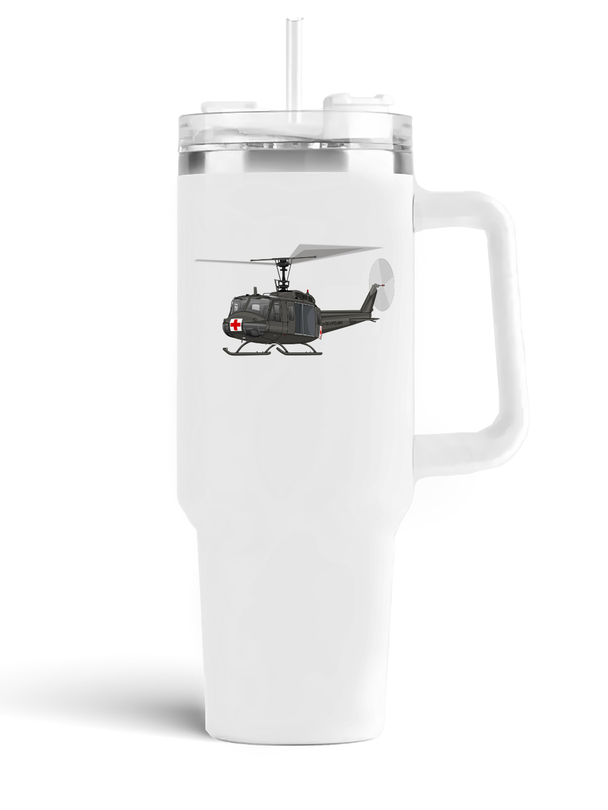 Bell UH-1 Huey Stainless Steel H2.0 Stainless Steel H2.0 Quencher Tumbler 40oz