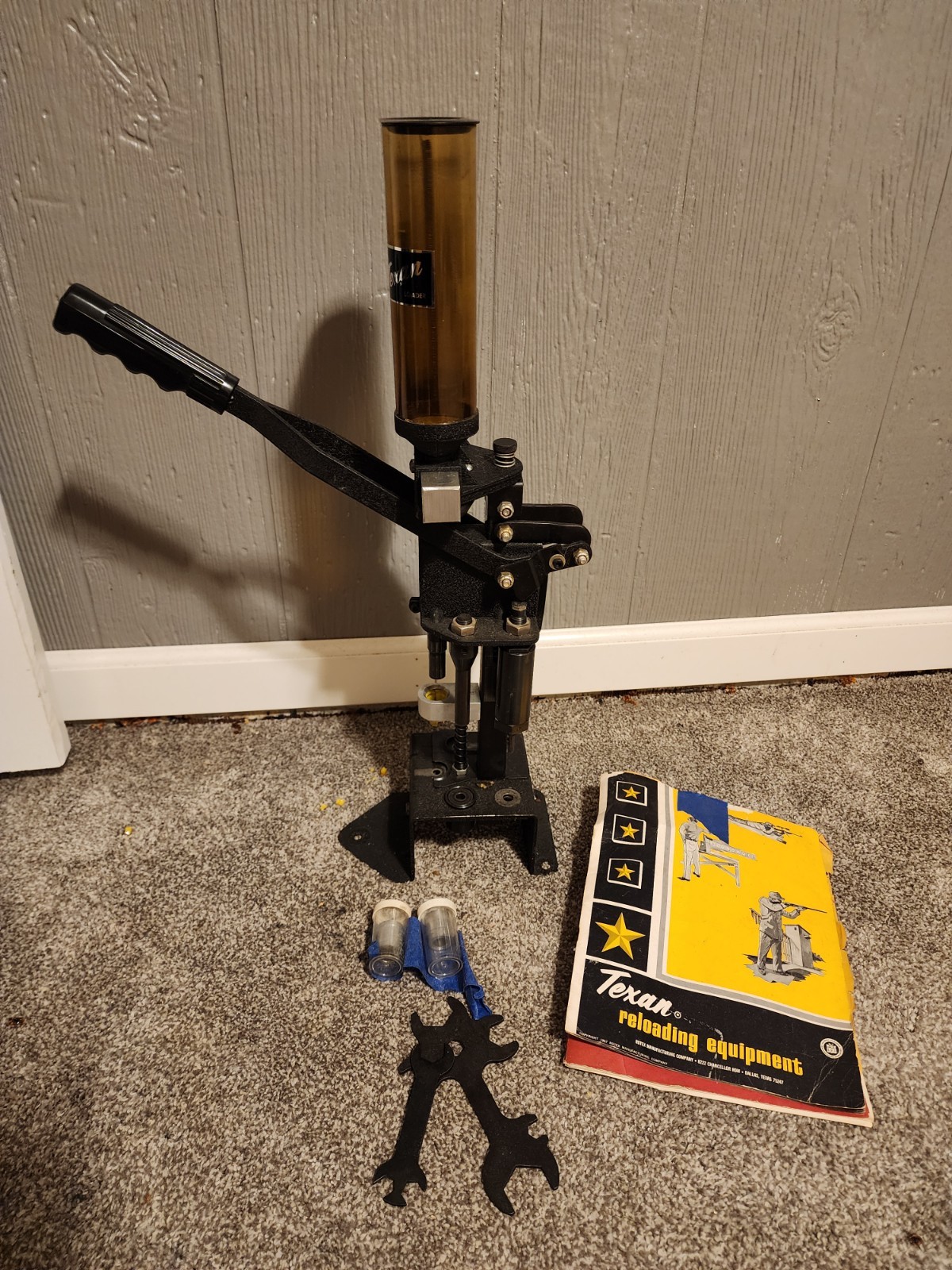 Vintage Texas Press 12 Ga Gauge Shotgun Shell Reloader Loader