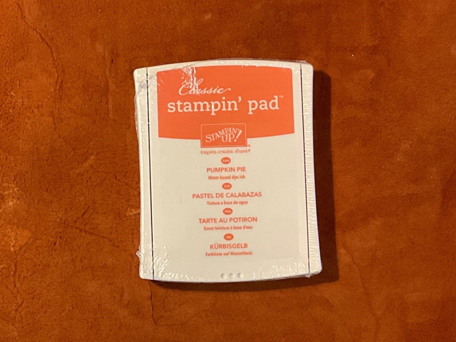 Stampin Up ink pad Pumpkin Pie 126945 UNOPENED!