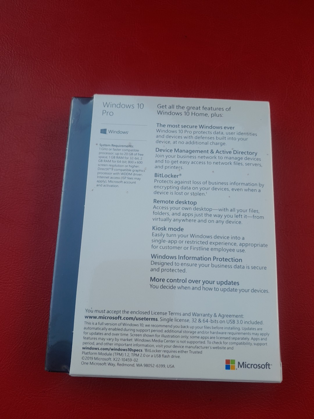 Microsoft Windows 10 Professional 32/64-Bit - USB - New Sealed Retail Package