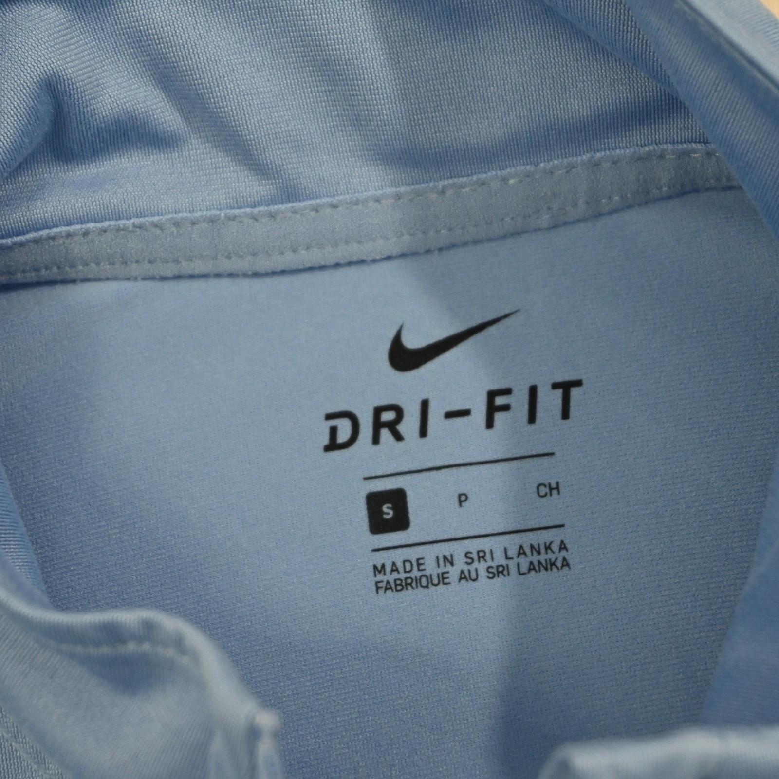 Nike Pullover Mens S Blue UNC Tar Heels Quarter Zip Mock Neck Dri-Fit Training