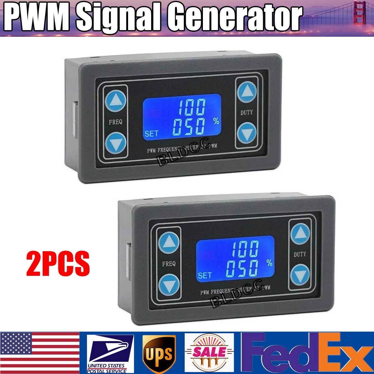 2PCS XY-PWM Signal Generator 1Hz-150KHz 3.3V-30V PWM Pulse Frequency Cycle Duty