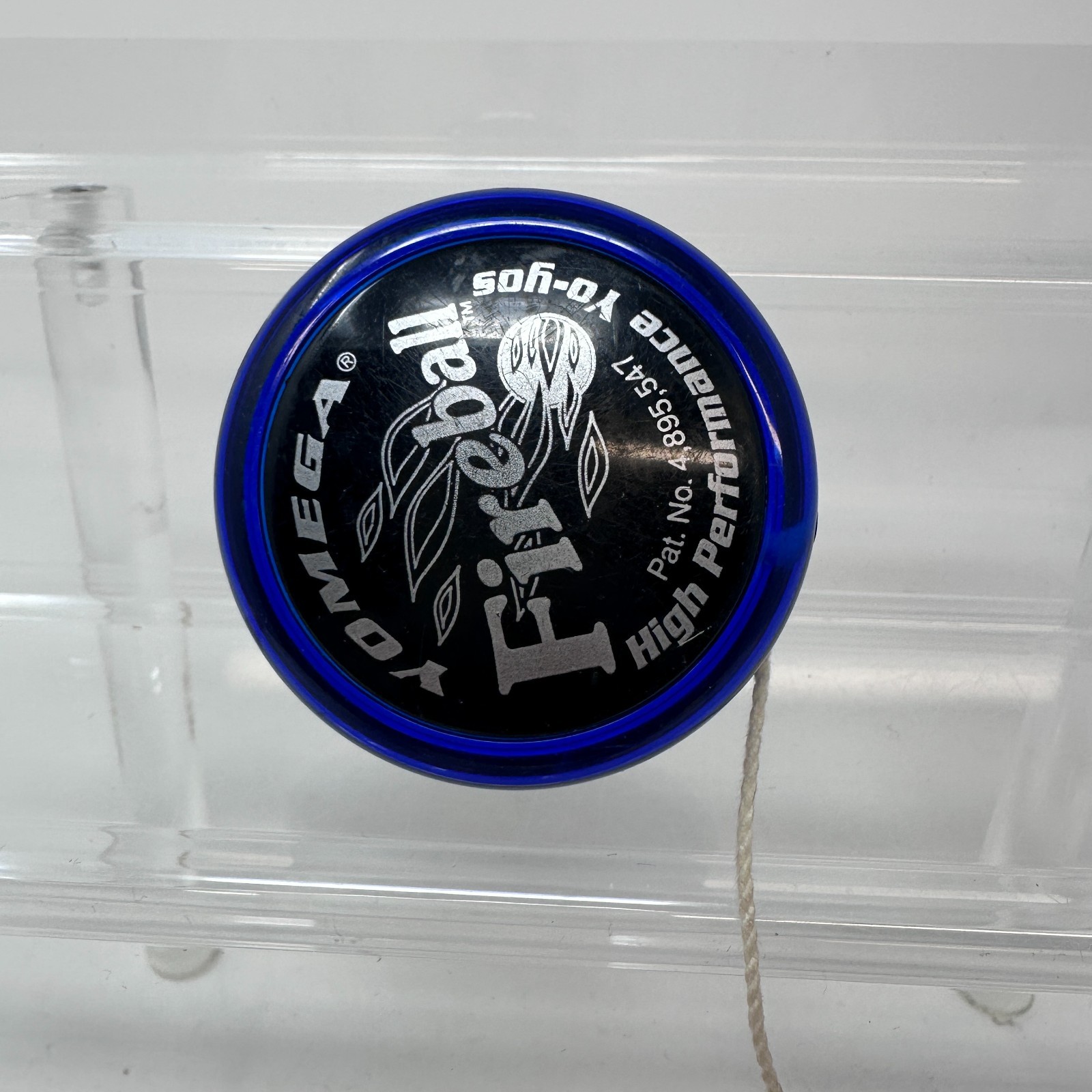 Yomega Fireball High Performance Yo Yo Blue Black Responsive Transaxle Toy