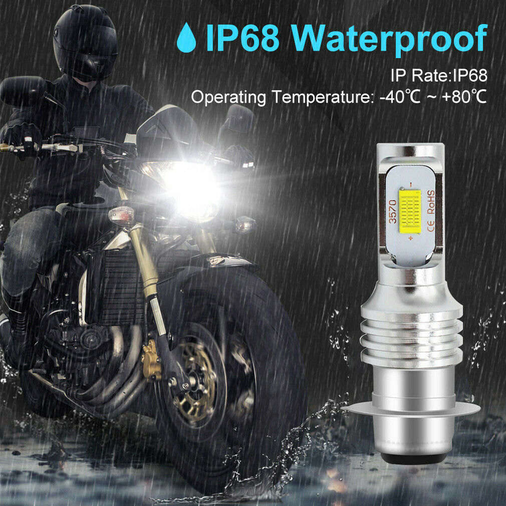 For Yamaha Kodiak 400 2000-2004 450 2003-2005 LED Headlight Bright White Bulbs