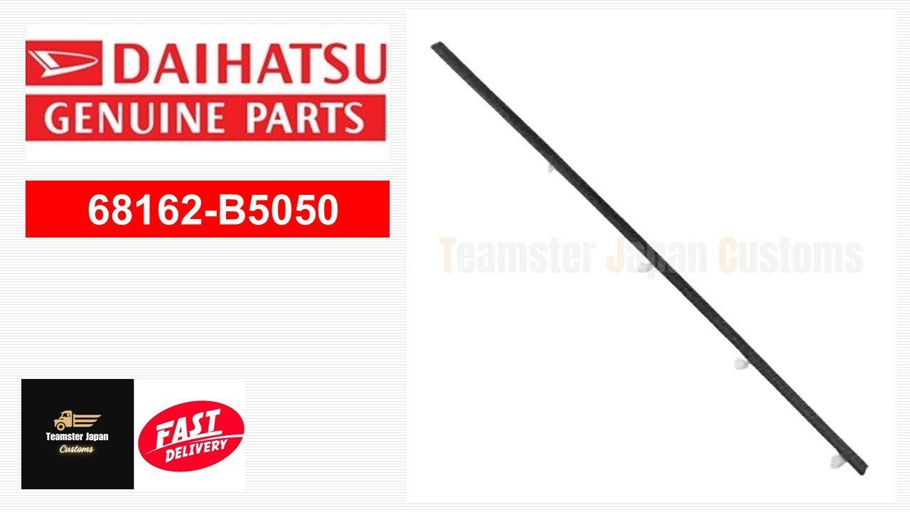 DAIHATSU OEM Front Door Glass Weatherstrip ASSY OUT LH Hijet Hijet truck JAPAN