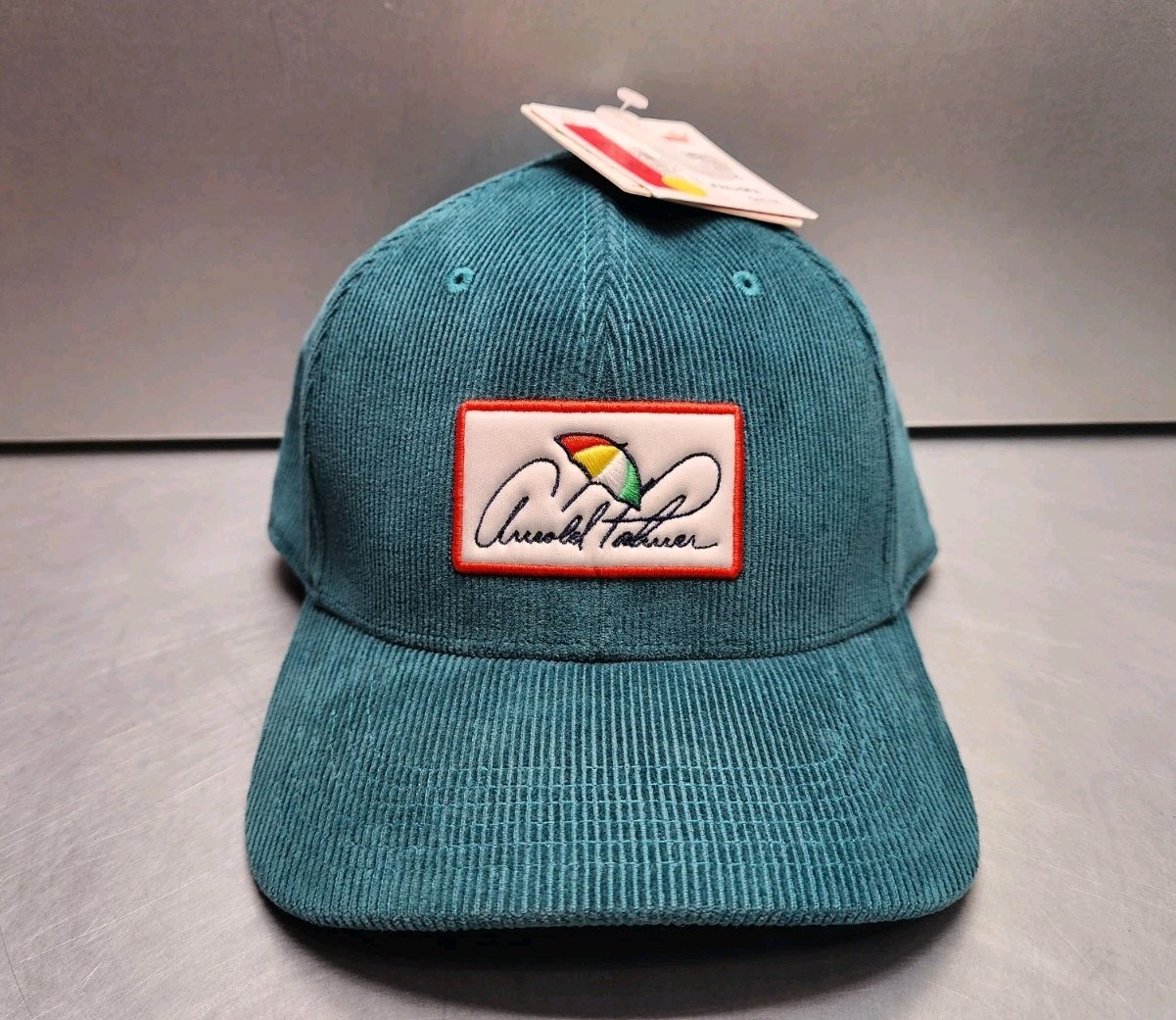 New Puma Golf x Arnold Palmer Cap Hat Adjustable Snapback Unique Corduroy Green