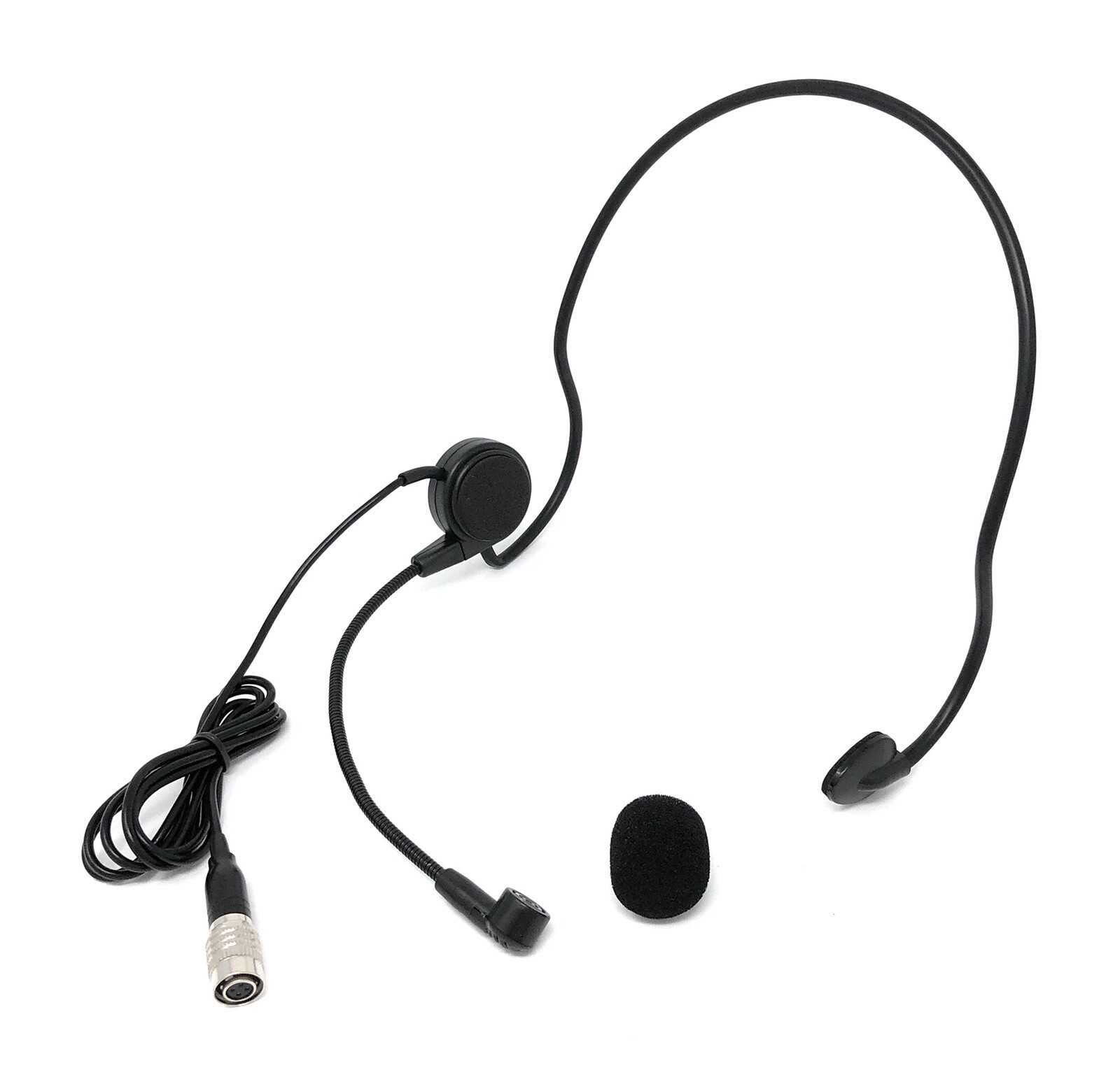 Black Headset Microphone Mic Headworn Microphone for Audio Technica