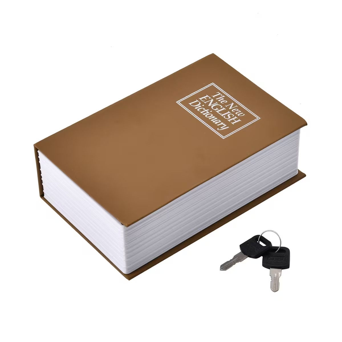 Locking Book Safe Secret Hidden Compartment Valuables Storage Stash Hide-Away