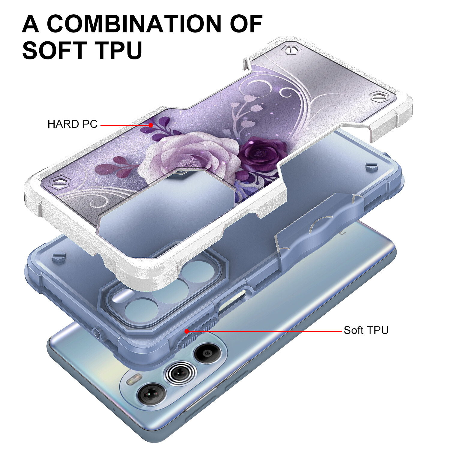 For Nokia X100 5G Hybrid Dual Layer Graphic Design Pattern Protection Case